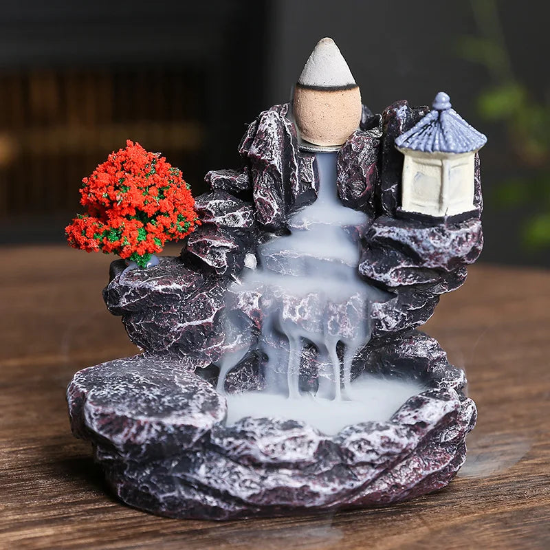Backflow Incense Holder waterfall