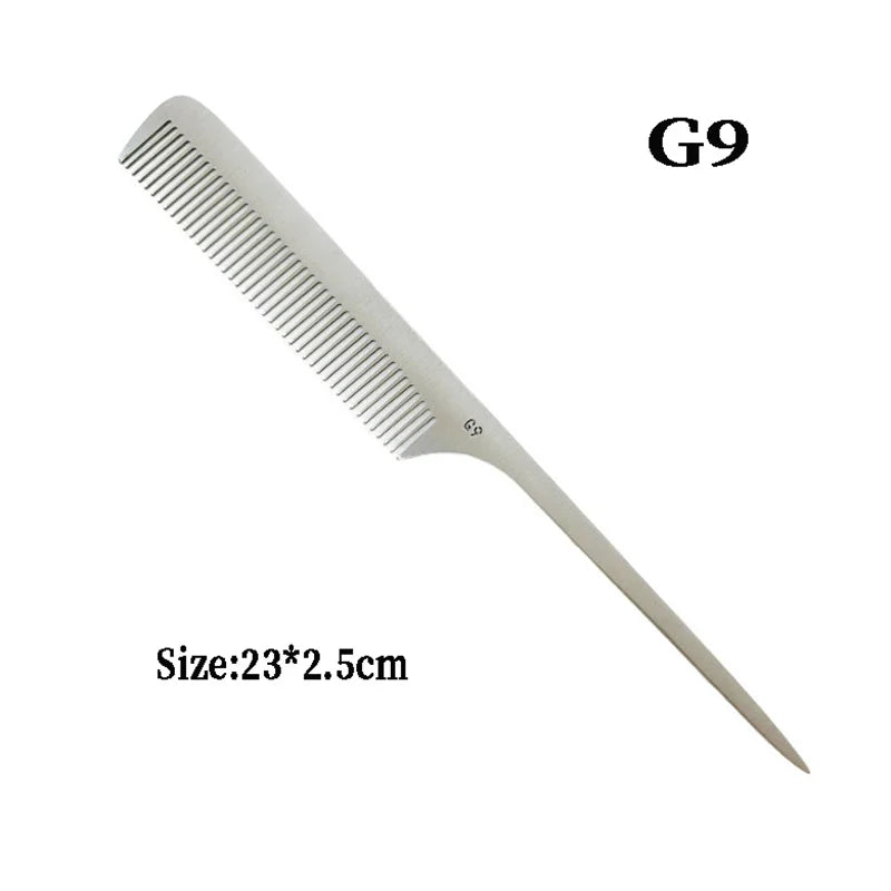 Professional Stainless Steel Barber Comb