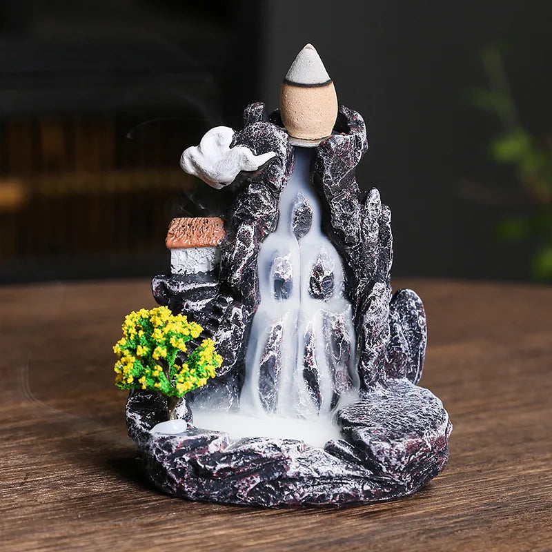 Backflow Incense Holder waterfall