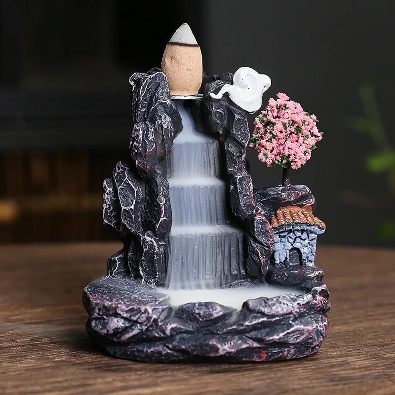 Backflow Incense Holder waterfall