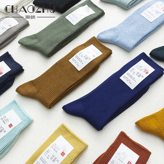 Cotton Long Men's Socks Stretch