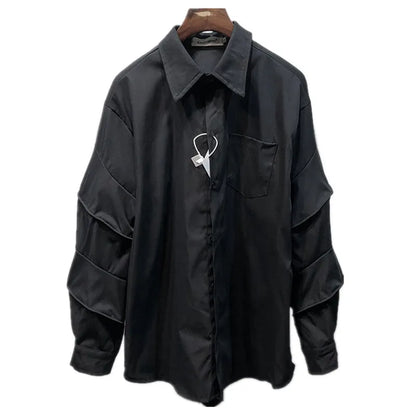 Long Sleeve Shirt Fashion Black