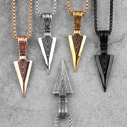 Spartan Spearhead Long Necklaces