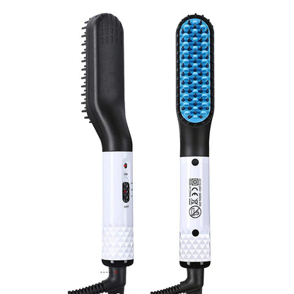 Electric Beard and Hair Straightening Brush – Fast and Safe Styling