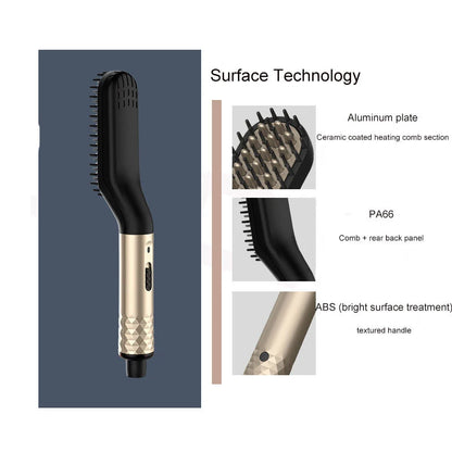 Electric Beard and Hair Straightening Brush – Fast and Safe Styling