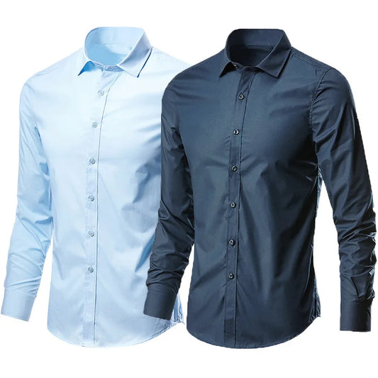 Monochrome Long-Sleeve Shirt