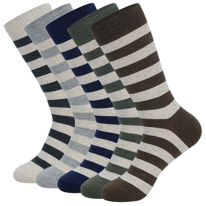 5 Pairs Combed Cotton Socks