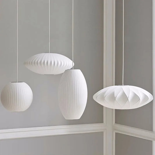 Japanese-Style Cord Pendant Light – Elegant & Minimalist
