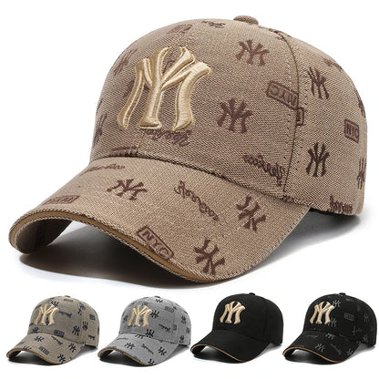 Embroidered Letter Baseball Cap – Hip Hop, Snapback, Sun Protection