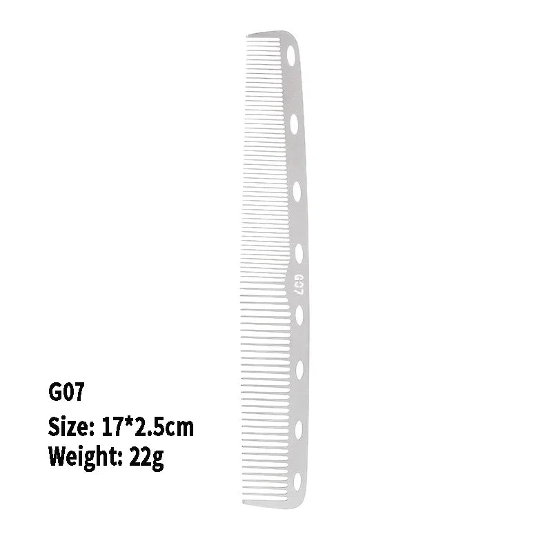 Professional Stainless Steel Barber Comb