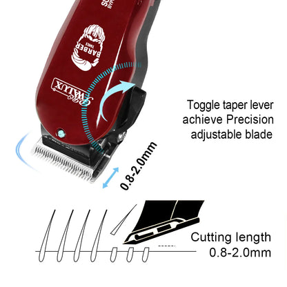 WALUX Professional Hair Clipper – 10W Powerful Wired Hair Trimmer
