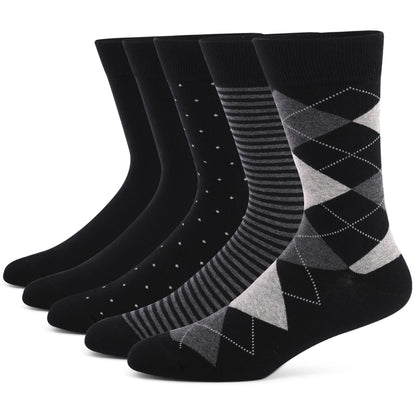 5 Pairs Combed Cotton Socks