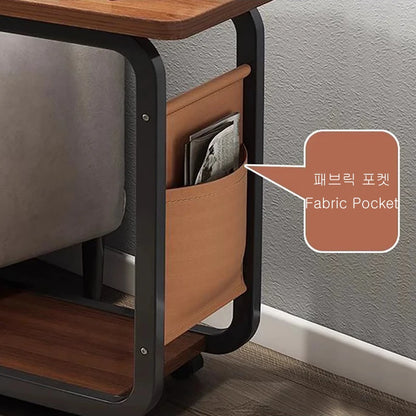 C-shaped Side Table for Living Room