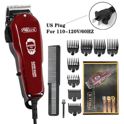 WALUX Professional Hair Clipper – 10W Powerful Wired Hair Trimmer