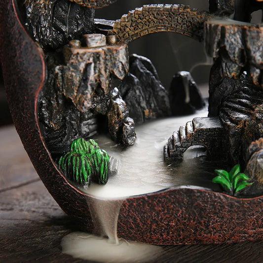 Smoke Waterfall Backflow Incense Burner
