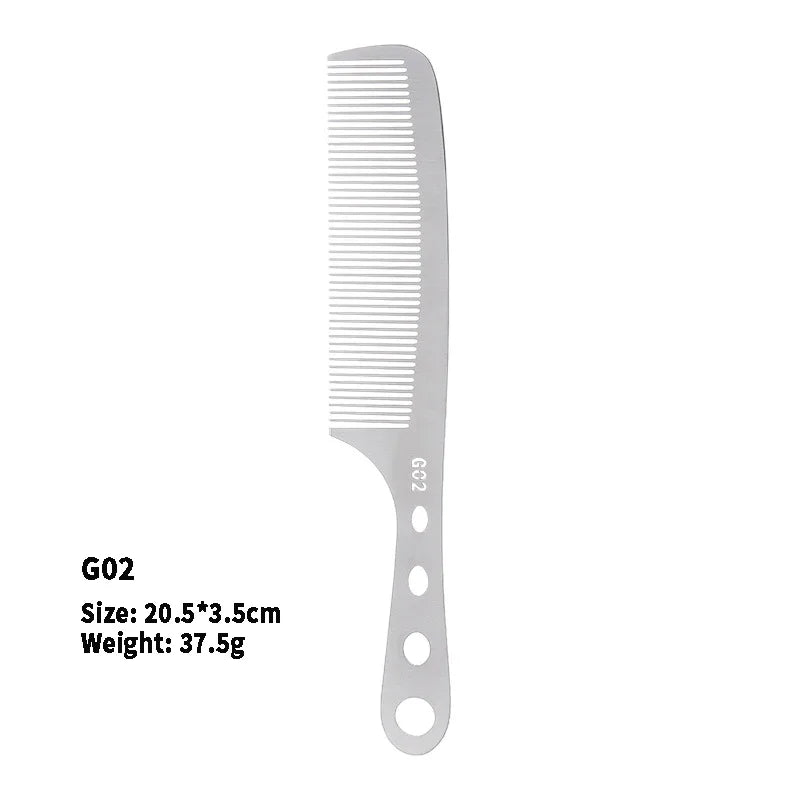 Professional Stainless Steel Barber Comb