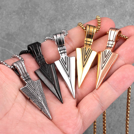 Spartan Spearhead Long Necklaces