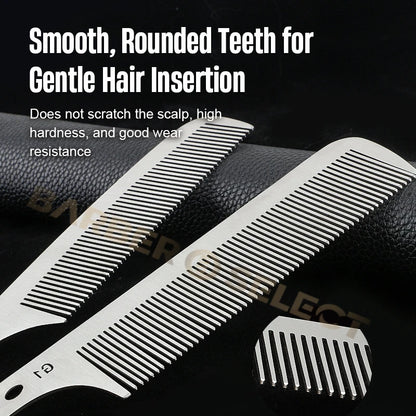 Professional Stainless Steel Barber Comb